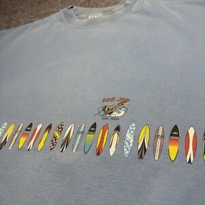 Vintage 90s Ron Jon light blue surfboard line Crew sweater Size XLarge